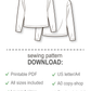 Drop shoulder knit sweatshirt with long sleeve and round neckline #6025