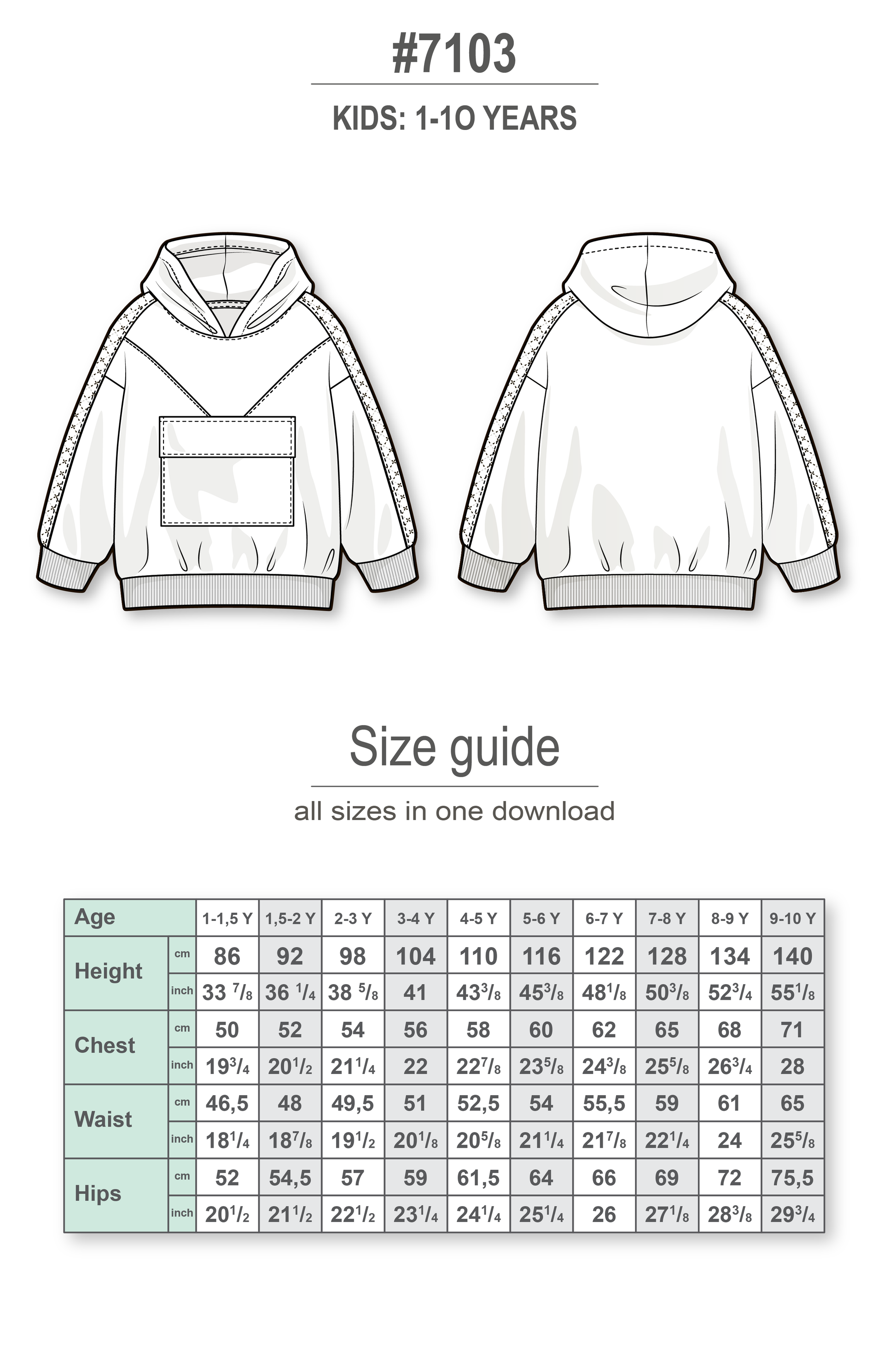 Size 6 hoodie best sale